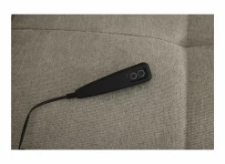 Hoeksalon Naja 353x255cm - stof - desert met bedfunctie en zitdiepteverstelling- Hoeksalons