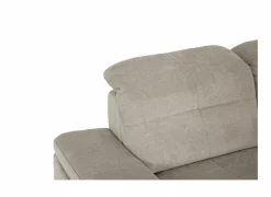 Hoeksalon Naja 353x255cm - stof - desert met bedfunctie en zitdiepteverstelling- Hoeksalons