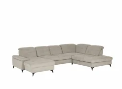 Hoeksalons|Hoeksalon Naja 353x255cm - stof - desert