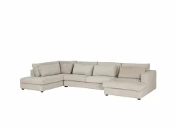 Hoeksalons|Hoeksalon New Polo 430x226cm - stof - beige