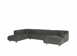 Hoeksalon New-Konstantinopol 398x217cm - stof - raven- Hoeksalons