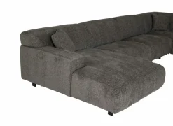 Hoeksalons|Hoeksalon New-Konstatinopol 398x217cm - stof - raven