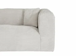 Hoeksalons|Hoeksalon Nuoro HB 295x170cm - ribfluweel - wit