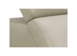 Hoeksalon Nyx 322x257cm - leder - lichtgrijs- Hoeksalons