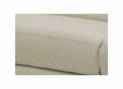 Hoeksalons|Hoeksalon Nyx 322x257cm - leder - lichtgrijs met relax