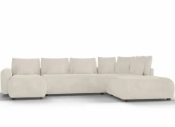 Hoeksalons|Hoeksalon Olivio 368x234cm - stof - beige