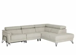 Hoeksalons|Hoeksalon Oltens 281x228cm - stof - beige met relax