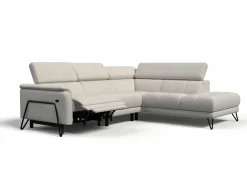 Hoeksalons|Hoeksalon Oltens 281x228cm - stof - beige met relax