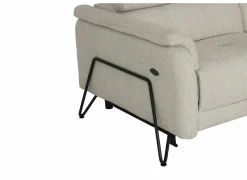 Hoeksalons|Hoeksalon Oltens 281x228cm - stof - beige met relax