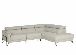 Hoeksalon Oltens 281x228cm - stof - beige- Hoeksalons