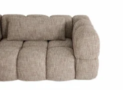 Hoeksalon Parkaway 350x270cm - stof - roze- Hoeksalons