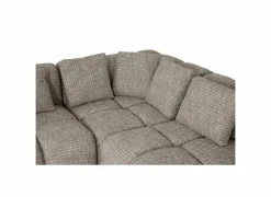 Hoeksalon Parkaway 350x270cm - stof - roze- Hoeksalons