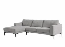 Hoeksalon Phantom  168x283cm - stof - grijs- Hoeksalons