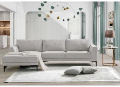 Hoeksalon Phantom  168x283cm - stof - grijs- Hoeksalons