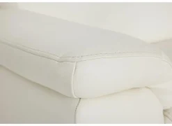 Hoeksalons|Hoeksalon Play 394x315cm - leder - wit met relax