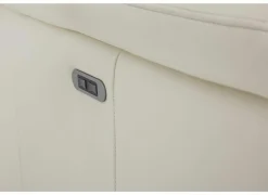 Hoeksalons|Hoeksalon Play 394x315cm - leder - wit met relax