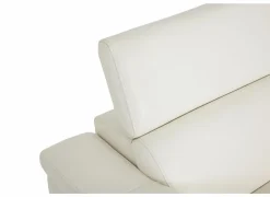 Hoeksalons|Hoeksalon Play 394x315cm - leder - wit met relax