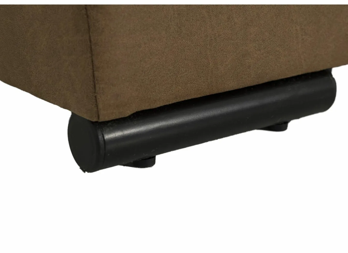 Hoeksalon Rimini 388x224cm - stof - cognac met bedfunctie- Zetelbedden|Hoeksalons