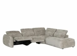 Hoeksalon Roll 329x265cm - stof - turtledove met relax- Hoeksalons