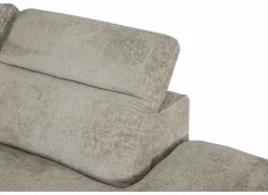 Hoeksalon Roll 329x265cm - stof - turtledove met relax- Hoeksalons