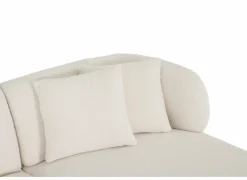 Hoeksalons|Hoeksalon Rumi 260x163cm - stof - wit