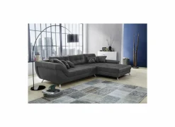 Hoeksalon San Francisco 355x218cm - stof - grijs- Hoeksalons