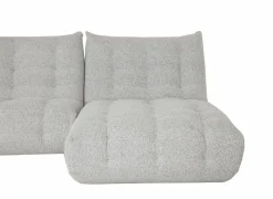 Hoeksalon Schiva 262x173cm - stof - lichtgrijs- Hoeksalons