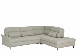 Hoeksalons|Hoeksalon Sioux 297x260cm - stof - ecru met zitdiepteverstelling