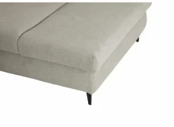 Hoeksalons|Hoeksalon Sioux 297x260cm - stof - ecru met zitdiepteverstelling