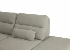 Hoeksalons|Hoeksalon Sioux 297x260cm - stof - ecru met zitdiepteverstelling