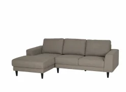 Hoeksalon Sky 243x148,5cm - stof - taupe- Hoeksalons