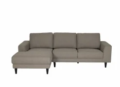 Hoeksalon Sky 243x148,5cm - stof - taupe- Hoeksalons