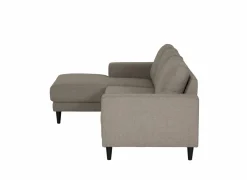 Hoeksalon Sky 243x148,5cm - stof - taupe- Hoeksalons