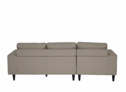 Hoeksalon Sky 243x148,5cm - stof - taupe- Hoeksalons