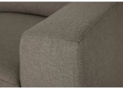 Hoeksalon Sky 243x148,5cm - stof - taupe- Hoeksalons