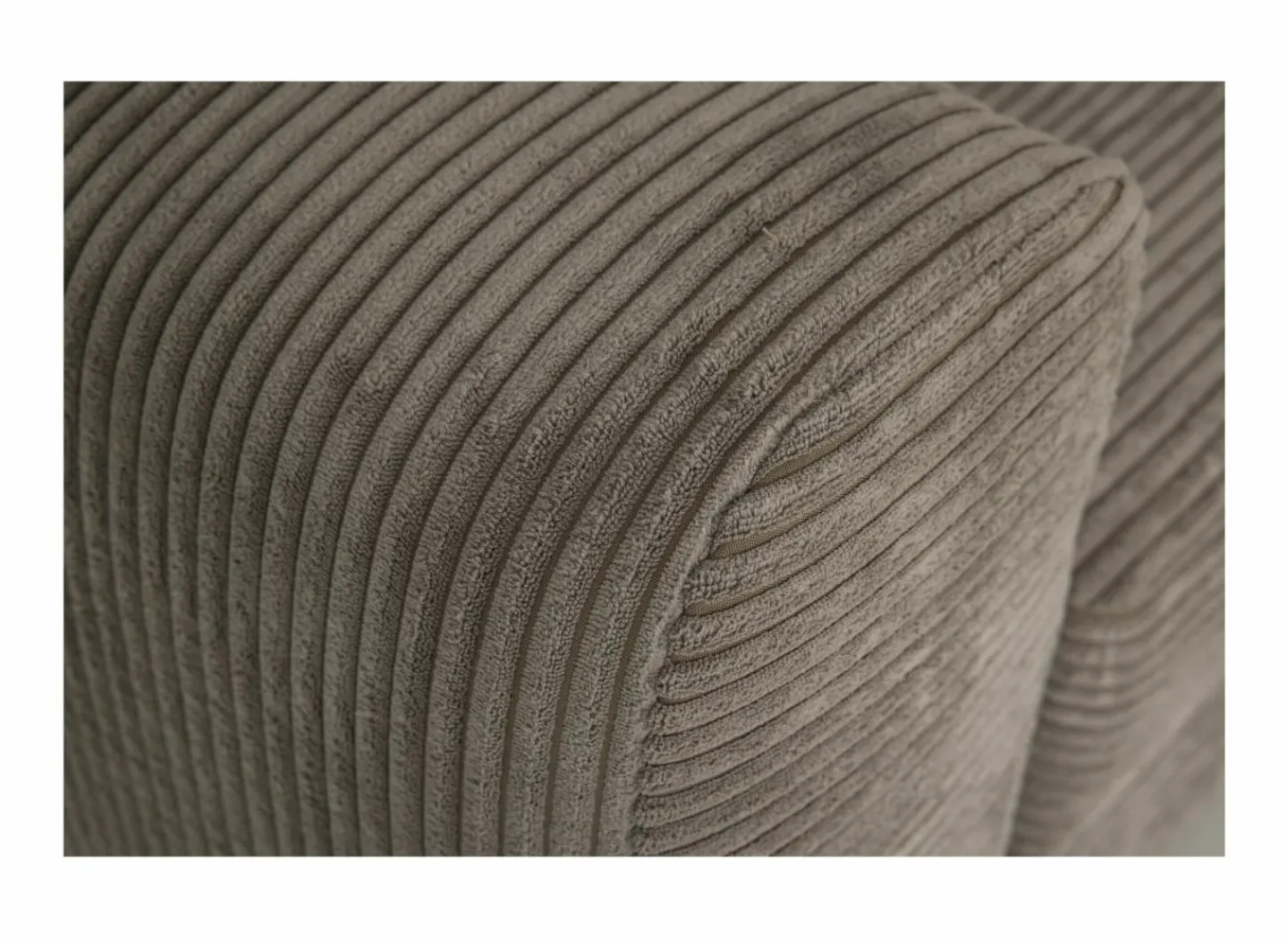 Hoeksalon Slider 279x186cm - ribcord stof - bruin met bedfunctie- Zetelbedden|Hoeksalons