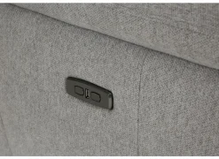 Hoeksalon Sub 302x243cm - stof - zilvergrijs met relax- Hoeksalons