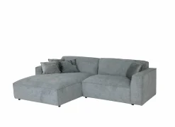 Hoeksalon Sumare 280x182cm - stof - blauw- Hoeksalons