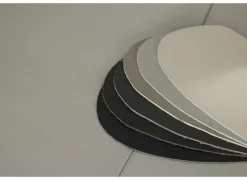 Hoeksalons|Hoeksalon Sun 298x238cm - leder - grijs met relax