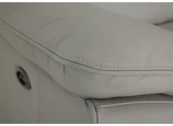 Hoeksalons|Hoeksalon Sun 298x238cm - leder - grijs met relax