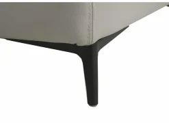 Hoeksalons|Hoeksalon Sun 298x238cm - leder - grijs met relax