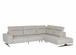 Hoeksalon Sunset 320x247cm - stof - lichtgrijs- Hoeksalons