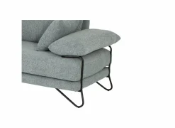 Hoeksalon Tatum 288x219cm - stof - lichtblauw- Hoeksalons