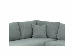 Hoeksalon Tatum 288x219cm - stof - lichtblauw- Hoeksalons