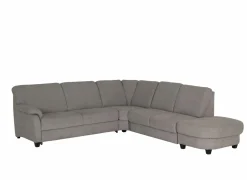 Hoeksalon Toulouse 269x287cm - stof - zilvergrijs- Hoeksalons