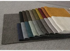 Hoeksalon Toulouse 269x287cm - stof - zilvergrijs- Hoeksalons