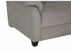 Hoeksalon Toulouse 269x287cm - stof - zilvergrijs- Hoeksalons