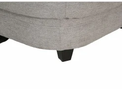 Hoeksalon Toulouse 269x287cm - stof - zilvergrijs- Hoeksalons