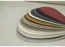 Hoeksalon Uran 292x237cm - leder - beige met relax- Hoeksalons