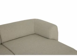 Hoeksalon Valley 314x160cm - stof - beige- Hoeksalons